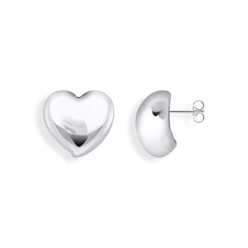 Boucles d'oreilles argent gris - vue 1