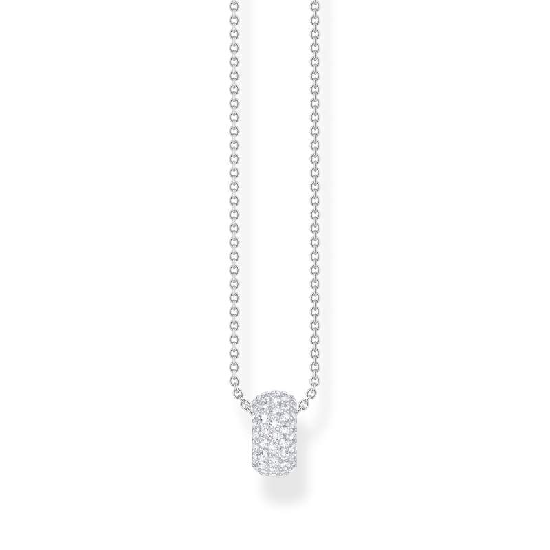 Collier THOMAS SABO argent et zirconium longueur 45 cm - vue 1