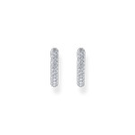 Boucles d'oreilles argent gris - vue 2