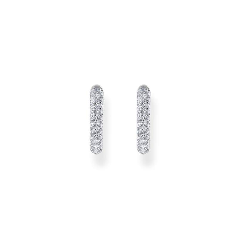 Boucles d'oreilles argent gris - vue 2