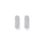 Boucles d'oreilles argent gris - vue 2