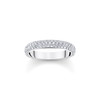 Bague THOMAS SABO argent et zirconium - vue V1