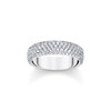 Bague THOMAS SABO argent et zirconium - vue V1