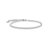 Bracelet THOMAS SABO argent et oxyde de zirconium blanc longueur 19 cm