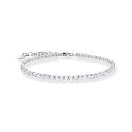 Bracelet THOMAS SABO argent et oxyde de zirconium blanc longueur 19 cm