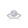 Bague argent gris - vue V1