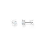 Boucles d'oreilles argent gris - vue 1