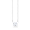 Collier argent gris 5cm - vue V1