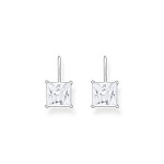 Boucles d'oreilles argent gris - vue 2