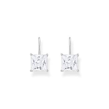 Boucles d'oreilles argent gris