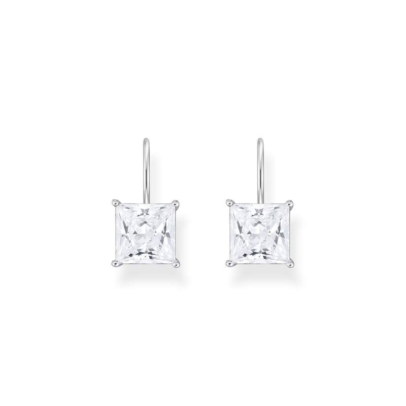 Boucles d'oreilles argent gris - vue 2