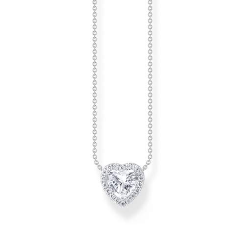 Collier argent gris