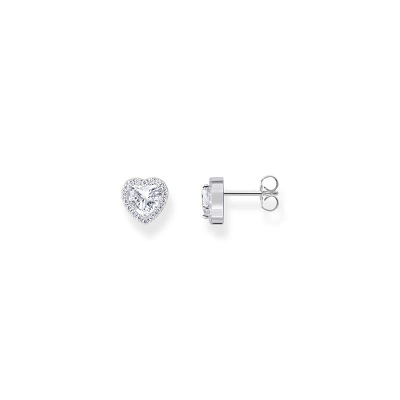 Boucles d'oreilles argent gris - vue 1