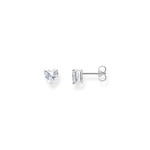 Boucles d'oreilles argent gris - vue 1
