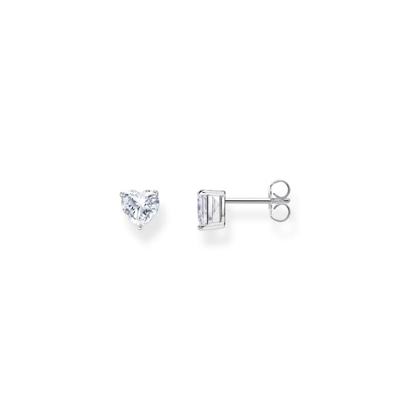 Boucles d'oreilles argent gris - vue 1