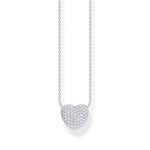 Collier argent gris - vue 1