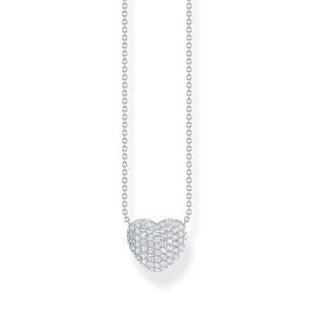 Grijze zilveren ketting