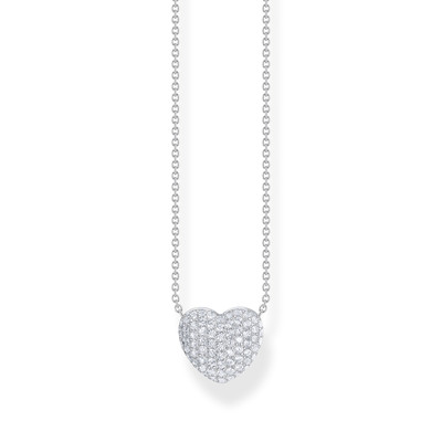 Collier argent gris