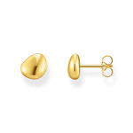 Boucles d'oreilles THOMAS SABO forme organique argent doré jaune - vue 1