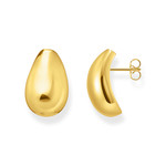 Boucles d'oreilles THOMAS SABO goutte argent doré jaune - vue 1