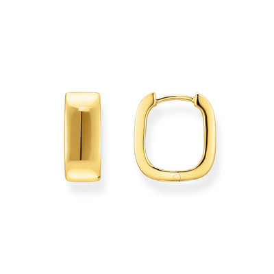 Earrings THOMAS SABO silver yellow gold