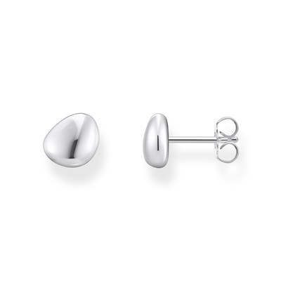 Boucles d'oreilles argent gris - vue 1