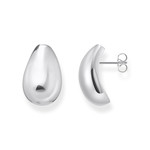 Boucles d'oreilles argent gris - vue 1