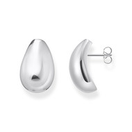 Boucles d'oreilles argent gris