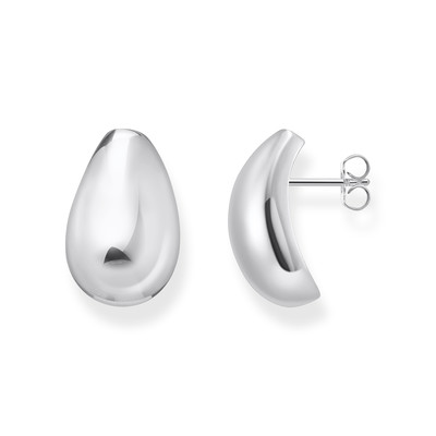 Boucles d'oreilles argent gris