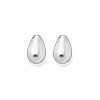 Boucles d'oreilles argent gris - vue V2
