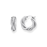 Boucles d'oreilles argent gris