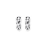 Boucles d'oreilles argent gris - vue 2
