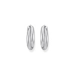 Boucles d'oreille argent gris - vue 2