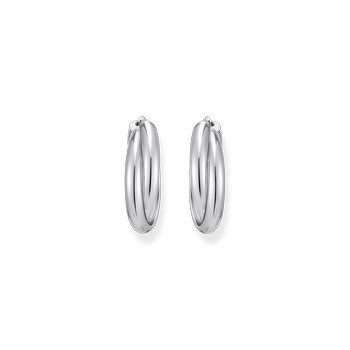 Grijze zilveren oorbellen