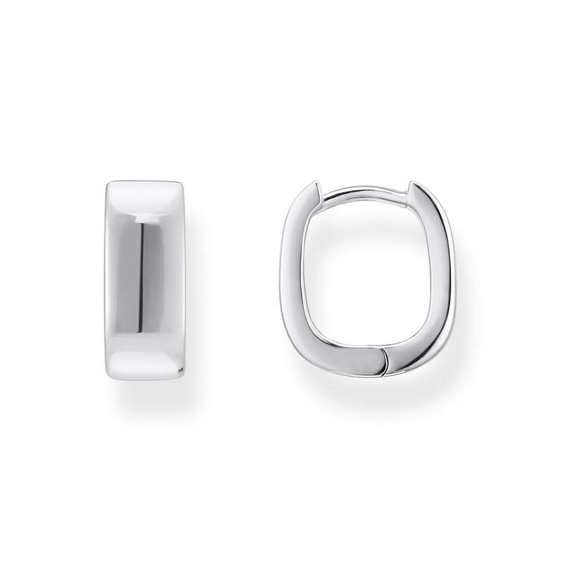 Boucles d'oreilles argent gris - vue 1