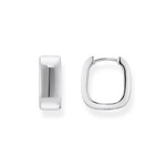 Boucles d'oreilles argent gris - vue 1