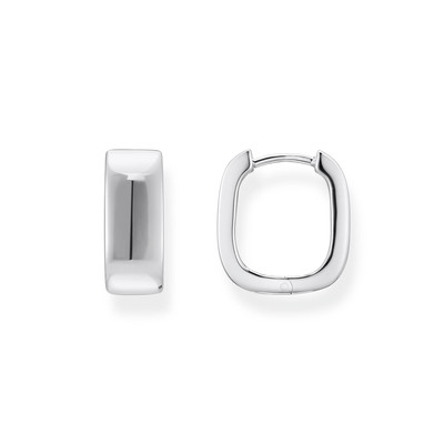 Boucles d'oreilles argent gris - vue 1