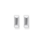 Boucles d'oreilles argent gris - vue 2