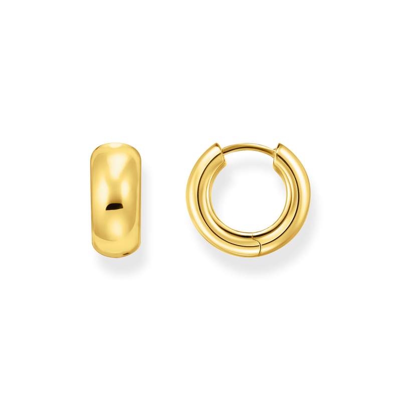 Boucles d'oreilles THOMAS SABO argent doré jaune - vue 1