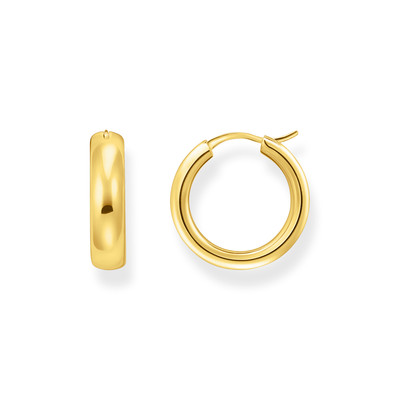 THOMAS SABO gold-plated silver earrings
