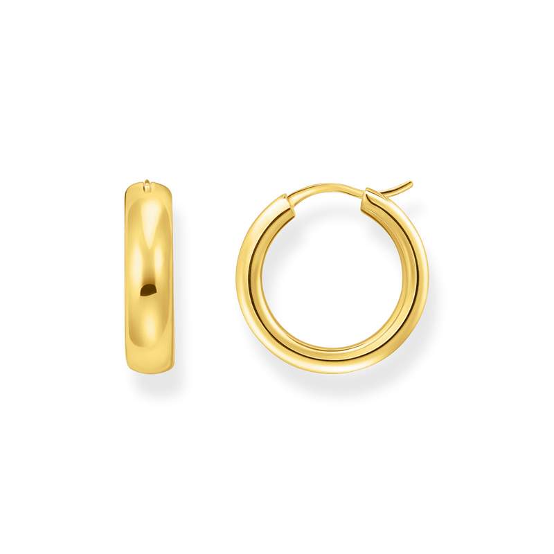 Boucles d'oreilles THOMAS SABO argent plaqué or - vue 1