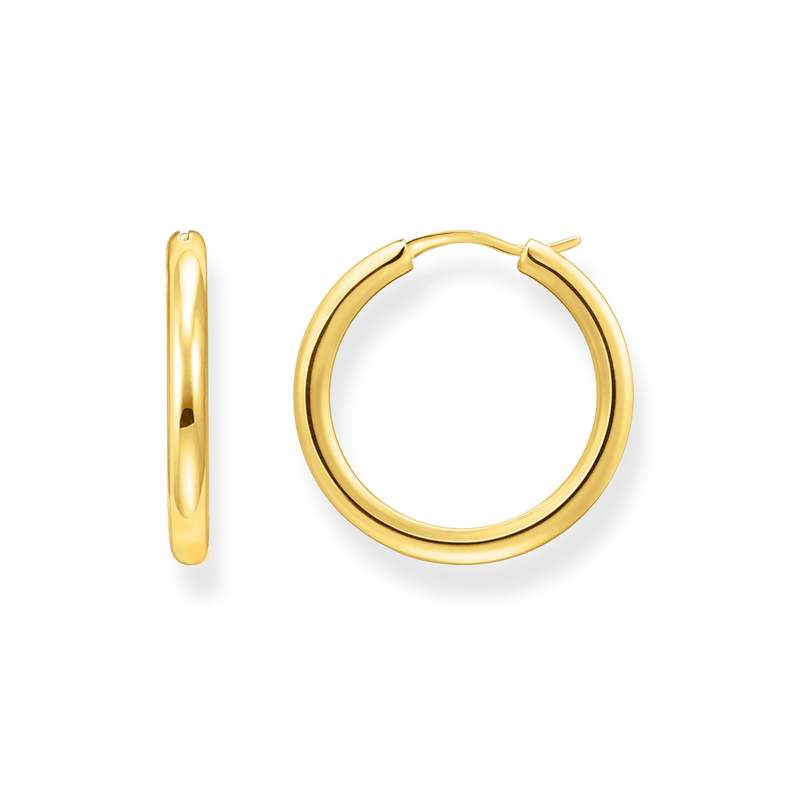 Boucles d'oreilles THOMAS SABO argent doré jaune - vue 1