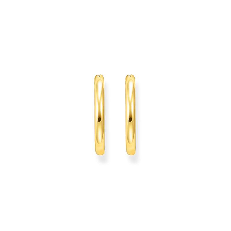 Boucles d'oreilles THOMAS SABO argent doré jaune - vue 2