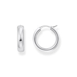 Gray silver earrings - view 1