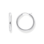 Boucles d'oreilles argent gris - vue 1