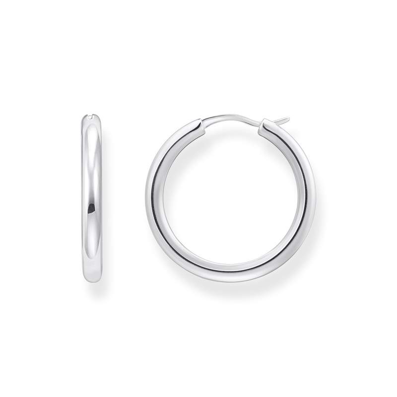 Boucles d'oreilles argent gris - vue 1