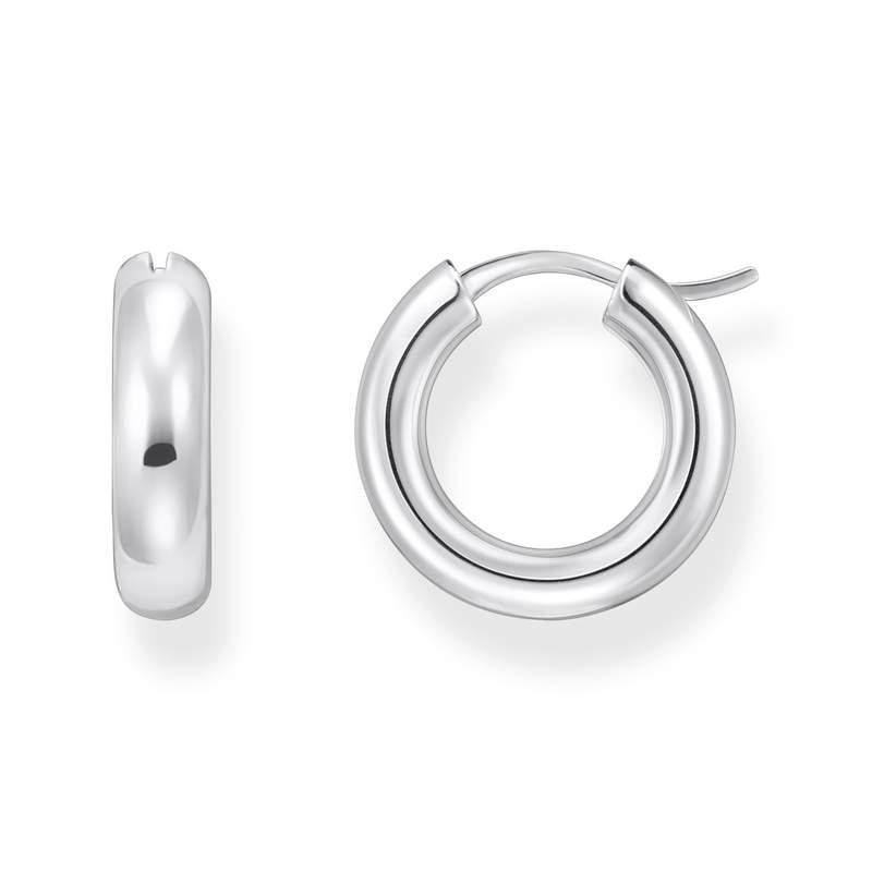 Boucles d'oreilles argent gris - vue 1