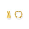 Boucles d'oreilles THOMAS SABO trapézoïdale Argent doré - vue V1