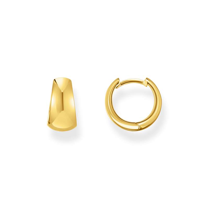 Boucles d'oreilles THOMAS SABO trapézoïdale Argent doré - vue 1