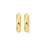 Boucles d'oreilles THOMAS SABO argent doré jaune - vue 2